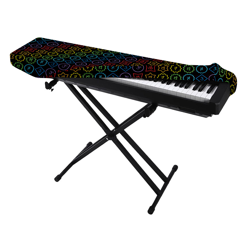 Reiki And The Seven Chakras Print Piano Keyboard Cover