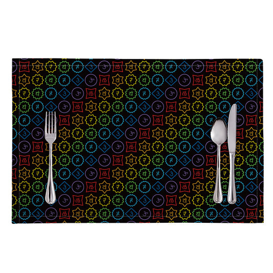 Reiki And The Seven Chakras Print Placemat