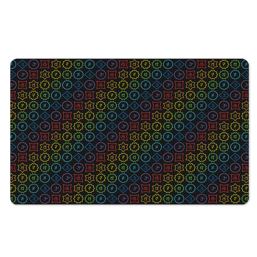 Reiki And The Seven Chakras Print Polyester Doormat