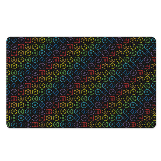 Reiki And The Seven Chakras Print Polyester Doormat