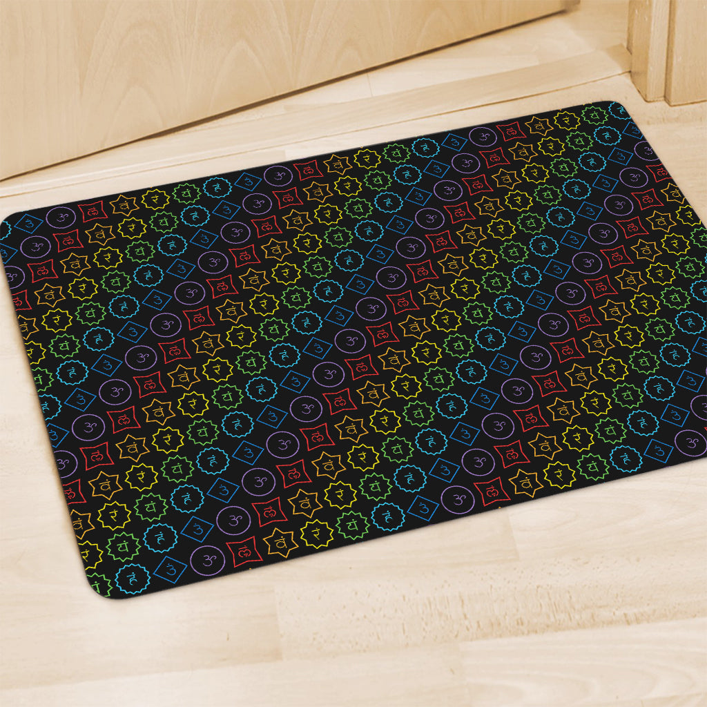 Reiki And The Seven Chakras Print Polyester Doormat
