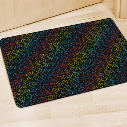 Reiki And The Seven Chakras Print Polyester Doormat