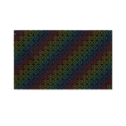 Reiki And The Seven Chakras Print Polyester Flag