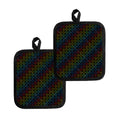 Reiki And The Seven Chakras Print Pot Holders