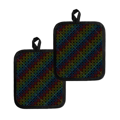 Reiki And The Seven Chakras Print Pot Holders