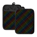 Reiki And The Seven Chakras Print Pot Holders With Pocket