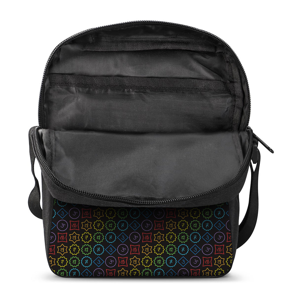 Reiki And The Seven Chakras Print Rectangular Crossbody Bag
