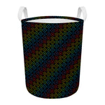 Reiki And The Seven Chakras Print Round Laundry Basket