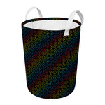 Reiki And The Seven Chakras Print Round Laundry Basket