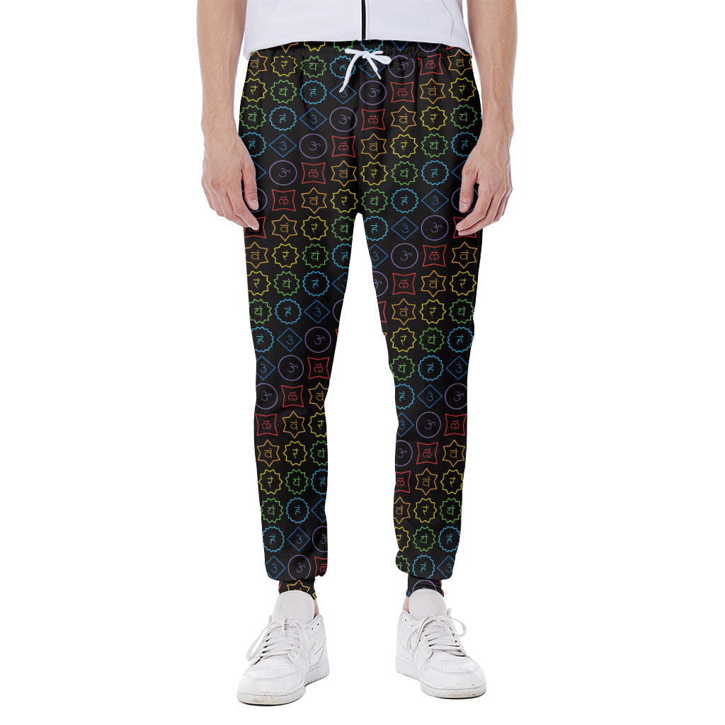 Reiki And The Seven Chakras Print Scuba Joggers