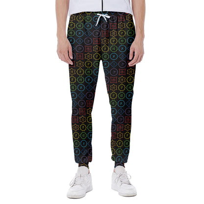 Reiki And The Seven Chakras Print Scuba Joggers