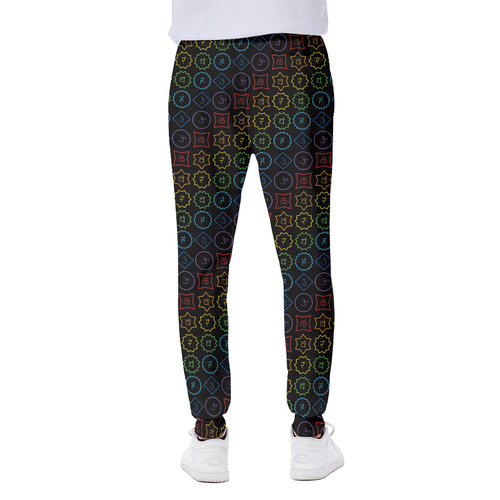 Reiki And The Seven Chakras Print Scuba Joggers