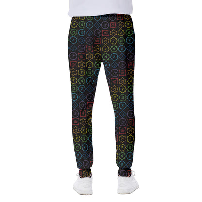 Reiki And The Seven Chakras Print Scuba Joggers