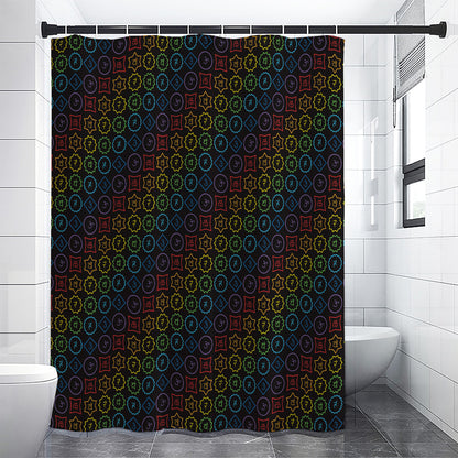 Reiki And The Seven Chakras Print Shower Curtain