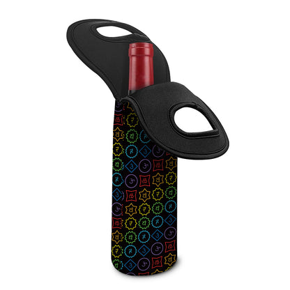 Reiki And The Seven Chakras Print Single Neoprene Wine Tote