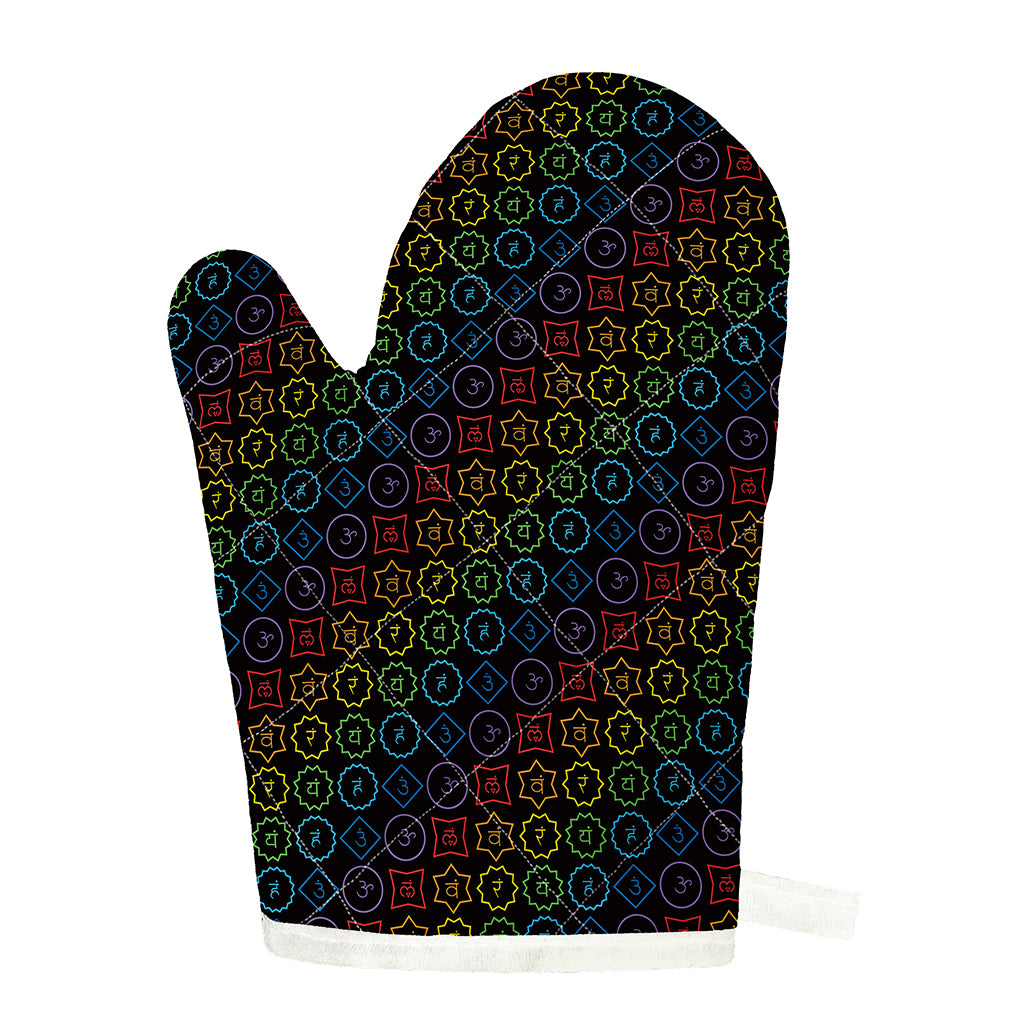Reiki And The Seven Chakras Print Single Oven Mitt