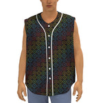 Reiki And The Seven Chakras Print Sleeveless Baseball Jersey