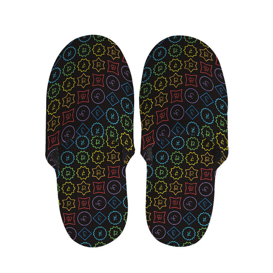 Reiki And The Seven Chakras Print Slippers