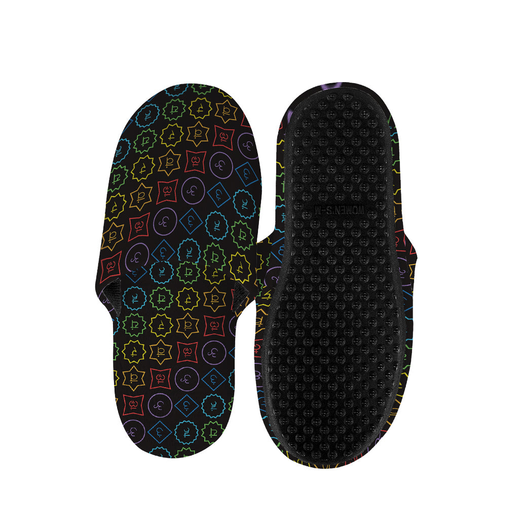 Reiki And The Seven Chakras Print Slippers