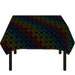 Reiki And The Seven Chakras Print Tablecloth