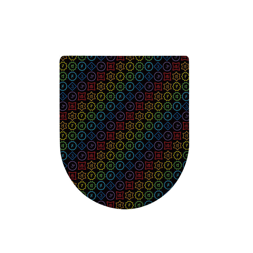 Reiki And The Seven Chakras Print Toilet Lid Cover
