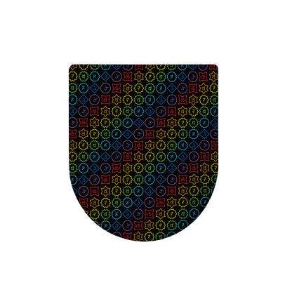 Reiki And The Seven Chakras Print Toilet Lid Cover
