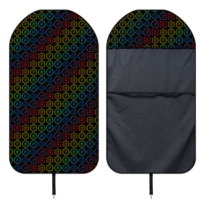 Reiki And The Seven Chakras Print Waterproof Car Seat Cover