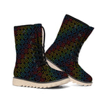 Reiki And The Seven Chakras Print Winter Boots