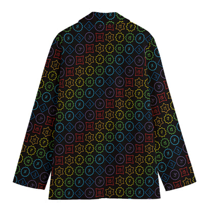 Reiki And The Seven Chakras Print Women's Blazer