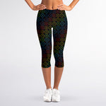 Reiki And The Seven Chakras Print Women's Capri Leggings