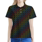 Reiki And The Seven Chakras Print Women's Polo Shirt