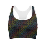 Reiki And The Seven Chakras Print Women's Sports Bra