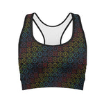 Reiki And The Seven Chakras Print Women's Sports Bra