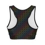 Reiki And The Seven Chakras Print Women's Sports Bra