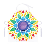 Reiki Chakra Flower Print Adjustable Apron