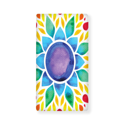 Reiki Chakra Flower Print Baby Crib Sheet