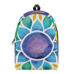 Reiki Chakra Flower Print Backpack