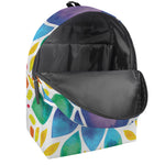 Reiki Chakra Flower Print Backpack