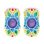 Reiki Chakra Flower Print Bar Stool Covers