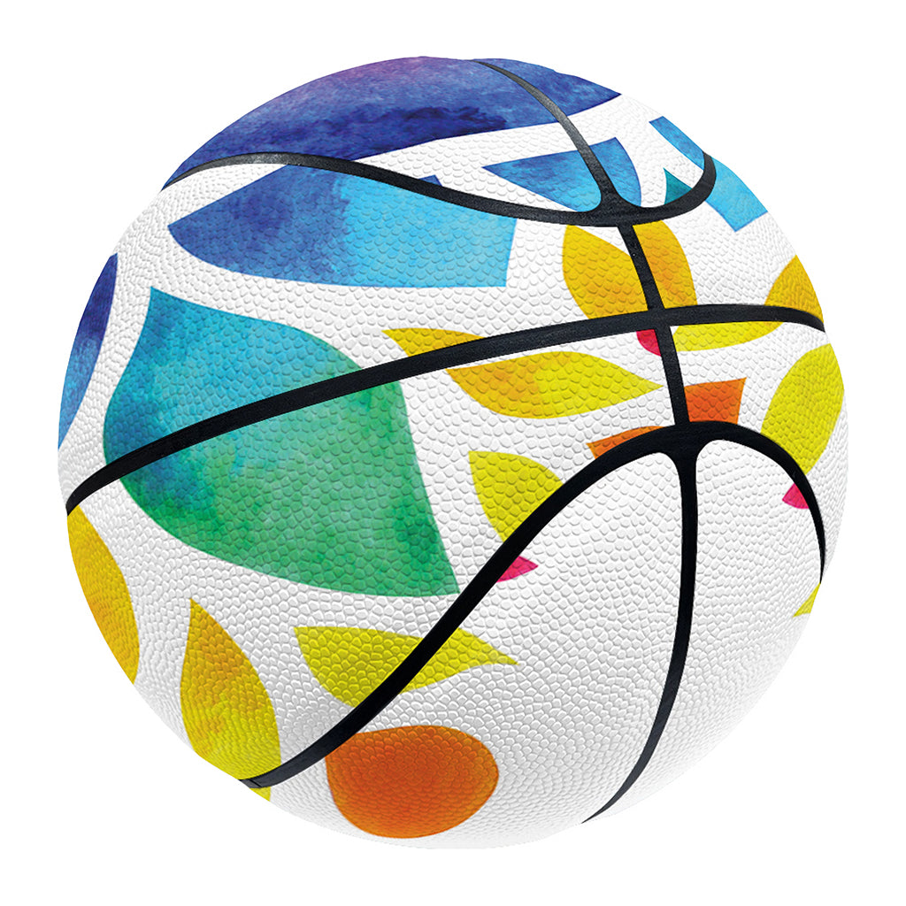 Reiki Chakra Flower Print Basketball