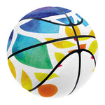 Reiki Chakra Flower Print Basketball