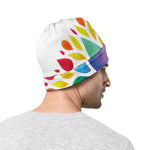 Reiki Chakra Flower Print Beanie