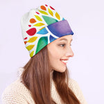Reiki Chakra Flower Print Beanie