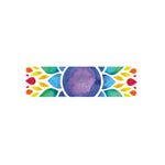 Reiki Chakra Flower Print Bed Runner