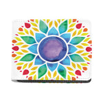 Reiki Chakra Flower Print Bifold Wallet