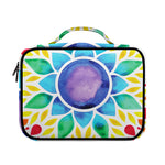 Reiki Chakra Flower Print Briefcase Bible Bag