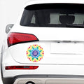 Reiki Chakra Flower Print Car Sticker