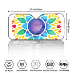 Reiki Chakra Flower Print Car Windshield Sun Shade