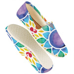 Reiki Chakra Flower Print Casual Shoes