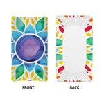 Reiki Chakra Flower Print Changing Pad Cover